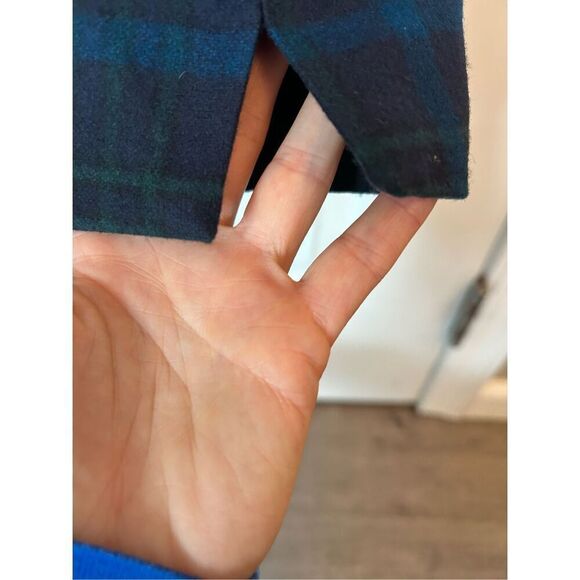 Pendenton blue plaid skinny pants women’s size 4 nwt 100% virgin wool - Picture 6 of 8
